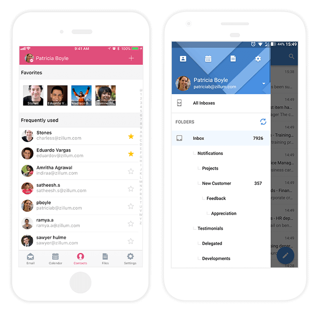 mail mobile apps poster